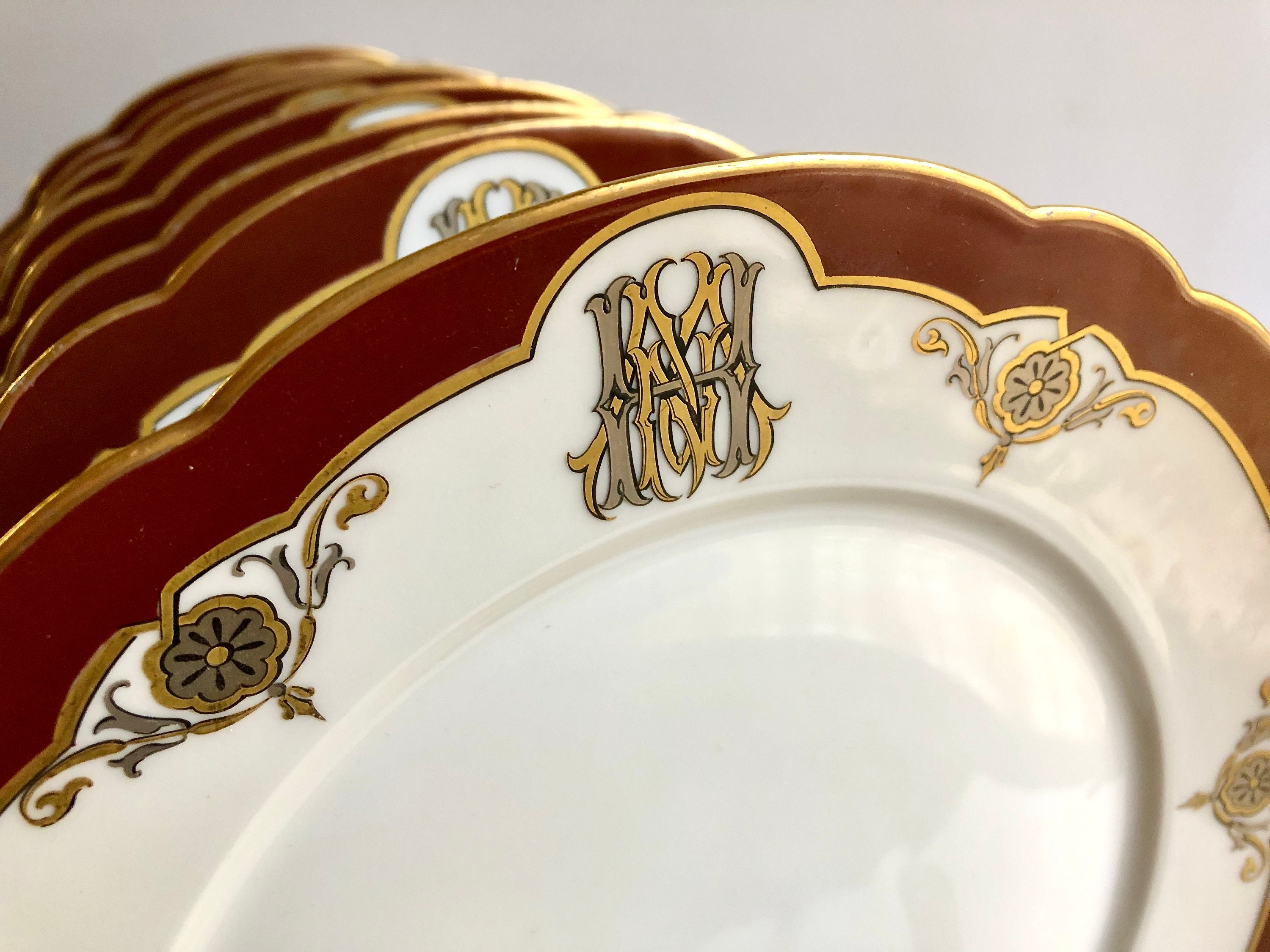 CH. PILLIVUYT & Cie 皿 1867年製9枚セット