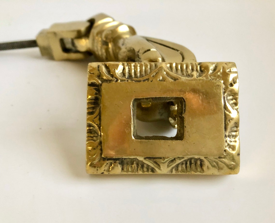 NOS Solid Brass Ball in Hand Door Knocker Victorian Etsy