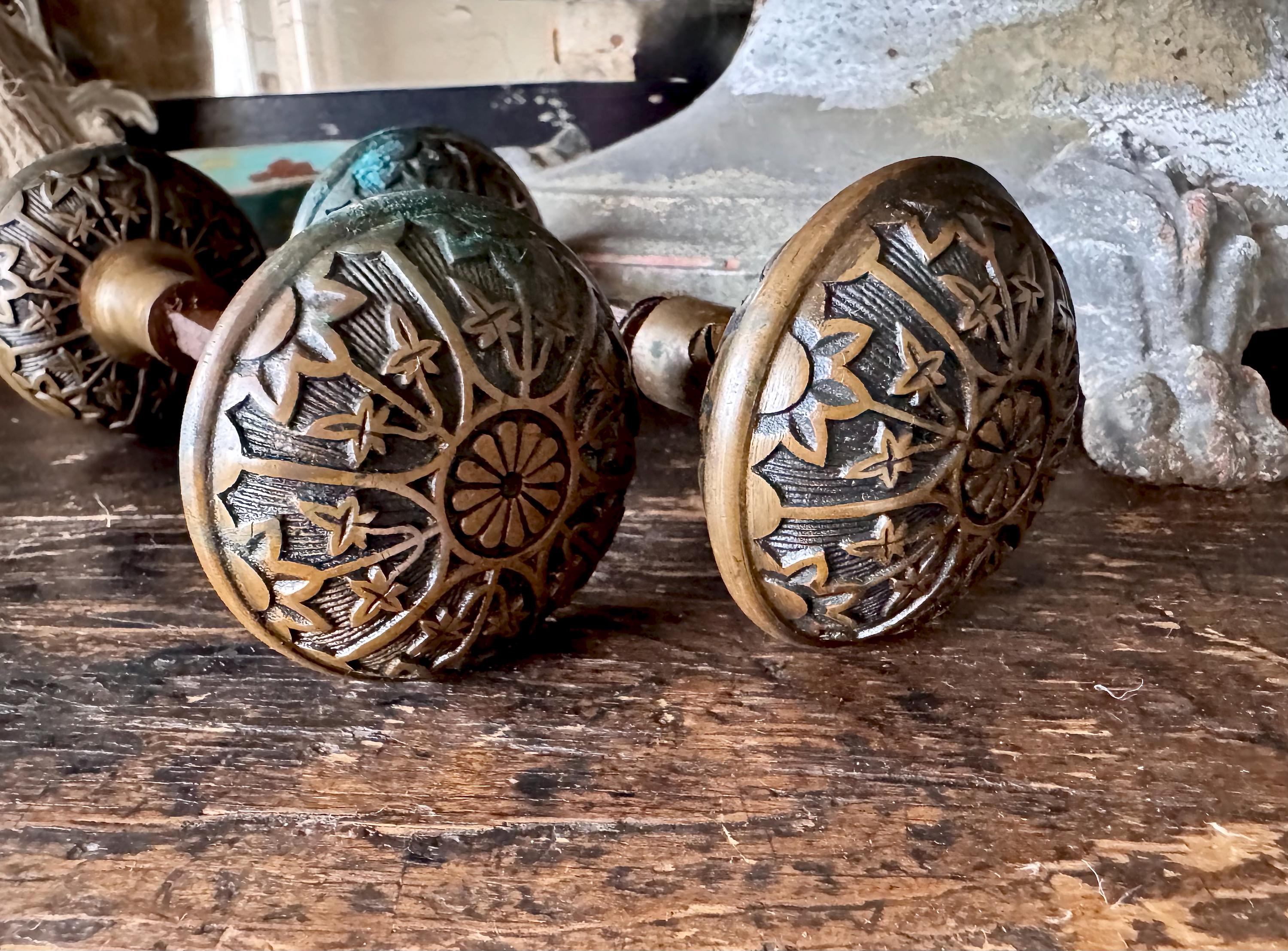 Antique Eastlake Interior Door Knob, Victorian Era Hardware, Price is ...