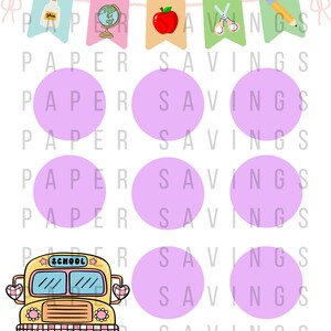 Back to School Mini Savings Challenge | Roll and Save | Printable