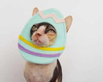 Easter Egg pet costume for cats, dogs, and small pets