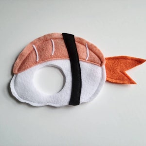 Sushi Sashimi Japanese Cuisine pet costume in soft lightweight felt for cats small dogs rabbits image 2