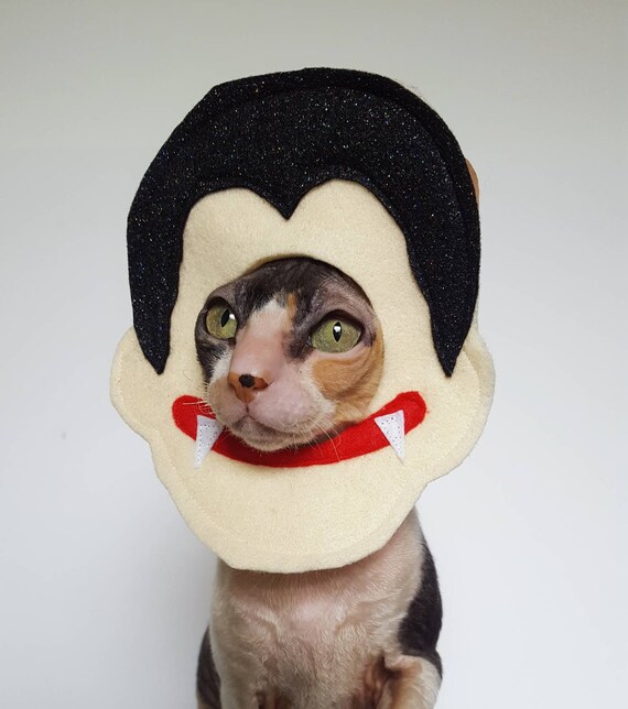 Dracula Vampir Hut Kostum Fur Katzen Kleine Hunde Und Etsy