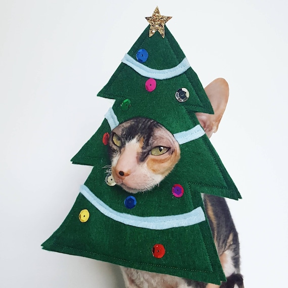 Cat christmas tree costume hot sale