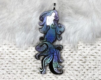 Mermaid Ornament Christmas Decoration, Stocking Stuffer Gift