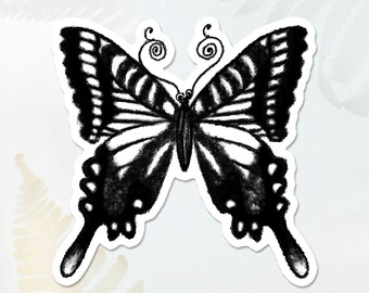 Zebra Swallowtail Butterfly, TN State Smokey Mountain Decal