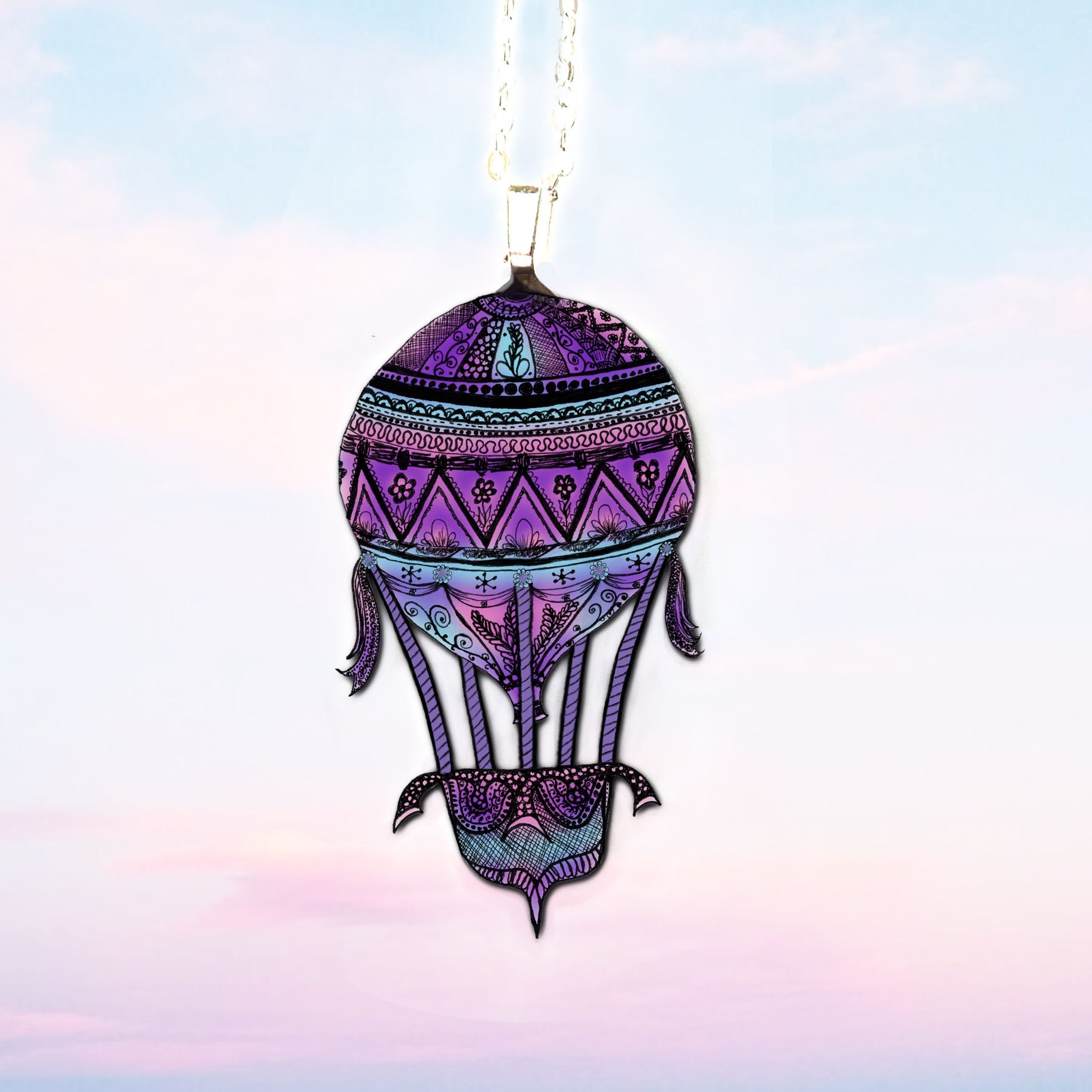 How to Make a Custom Up Movie Necklace with a Hot Air Balloon Pendant-  Pandahall.com