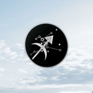 Sagittarius Symbol & Constellation Pin, Birthday Gift