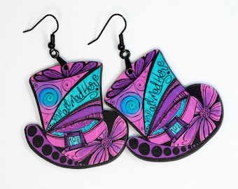 We're All Mad Here, Alice's Original Design Fantasy Earrings