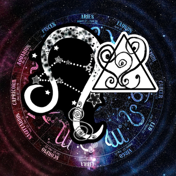 Sagittarius Symbol and Fire Element Vinyl Stickers Zodiac Sticker Planner Sticker