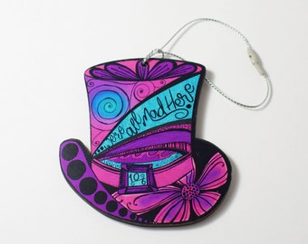We&#39;re All Mad Here Ornament, Alice&#39;s Wonderland Hatter
