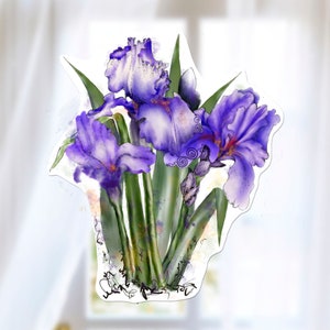 Iris Car Decal -  Sweden