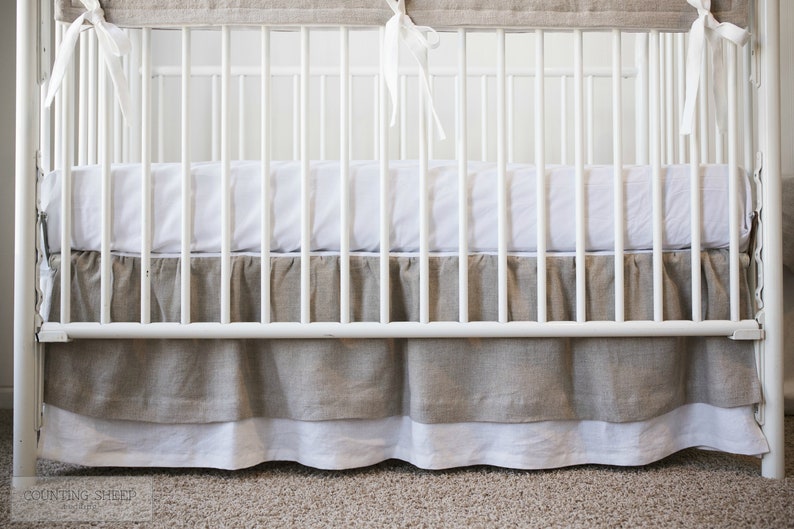 dust ruffle crib skirt