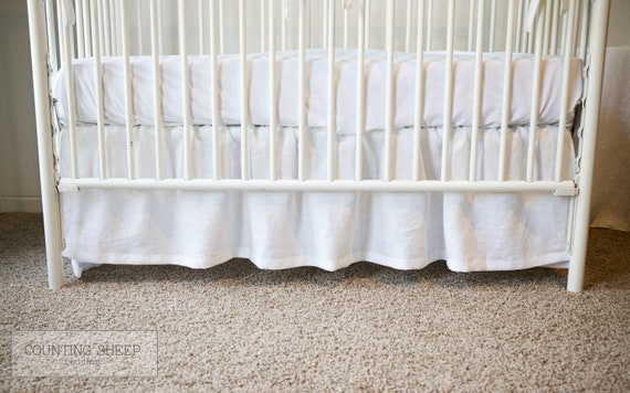 neutral crib skirt