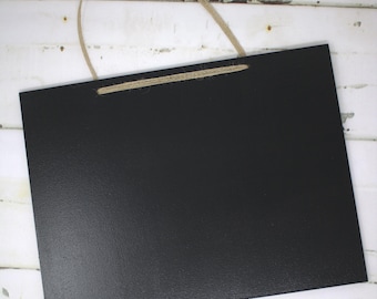 pizarra sin marco, pizarra sin marco, letrero de pizarra colgante, decoración de bodas, tablero de menú de cocina, tablero de mensajes, pizarra sin marco,