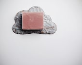 Pink Grapefruit Handcrafted Vegan Soap 5 oz, all natural skincare, essential oil rose clay