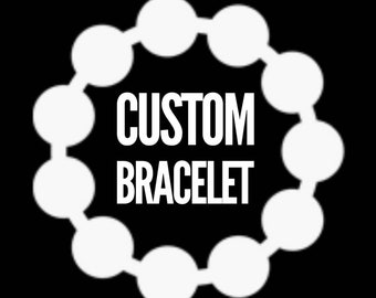 Custom order - Reiki Charged Aromatherapy Gemstone Bracelet