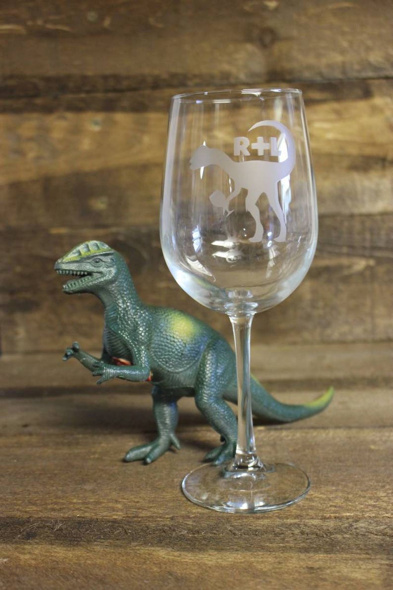 Custom Winosaur Wine Glass Dinosaur Wine Glass Custom - Etsy