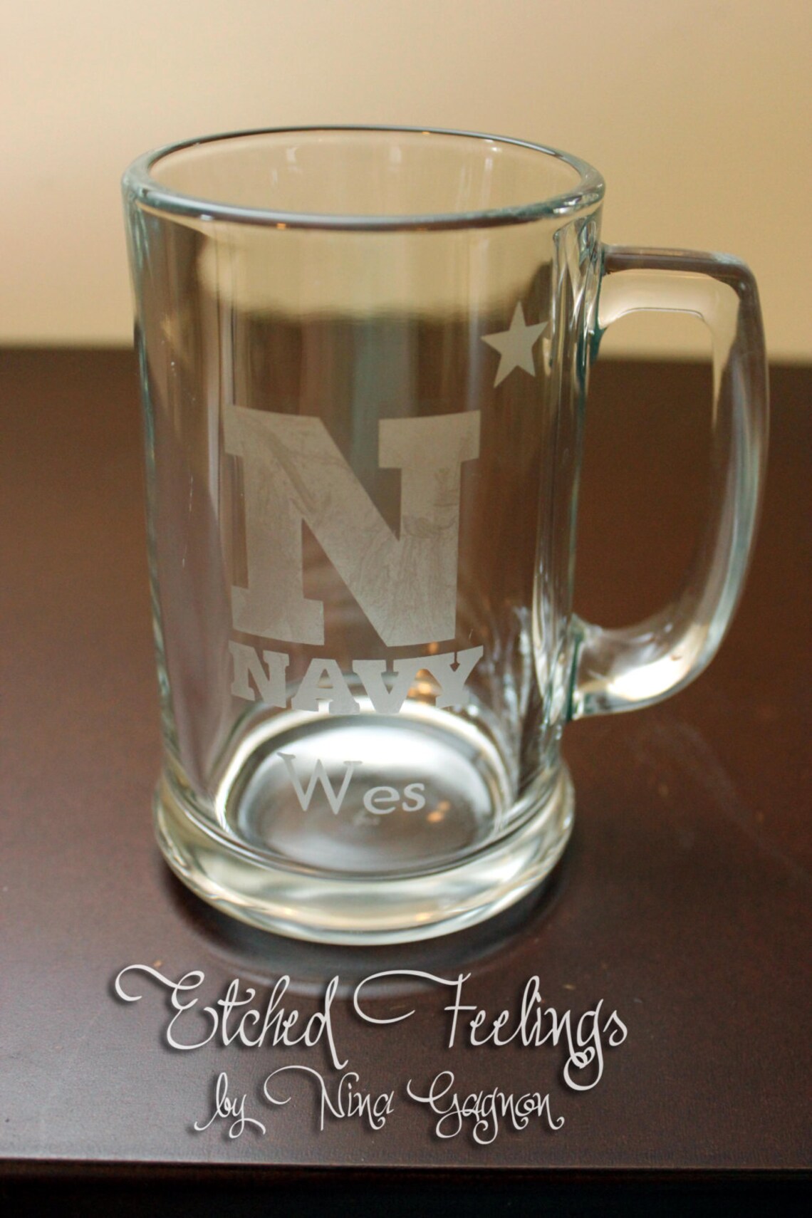 Custom Glass Beer Mugs Personalization & Almost Any Theme Etsy