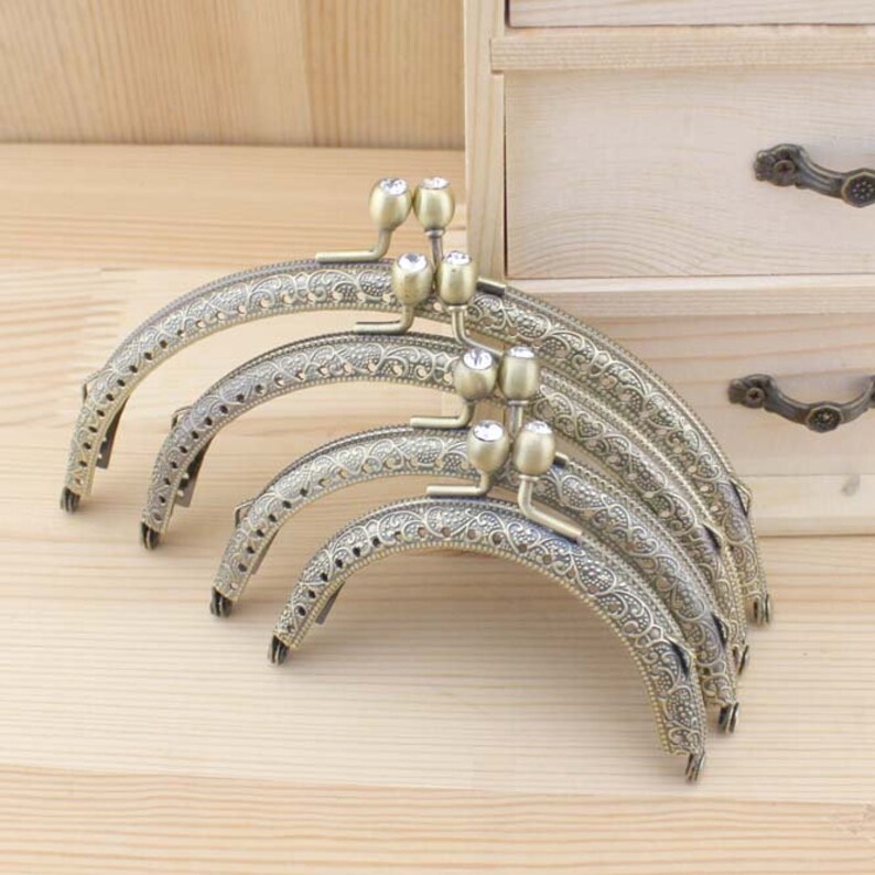 2 Pcs YX Purse Clasp Clutch Frame Metal Purse Frame Purse Making Supplies Wholesale Purse Frame