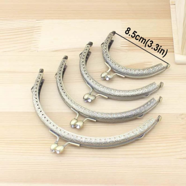 2 Pcs YX Purse Clasp Clutch Frame Metal Purse Frame Purse Making Supplies Wholesale Purse Frame