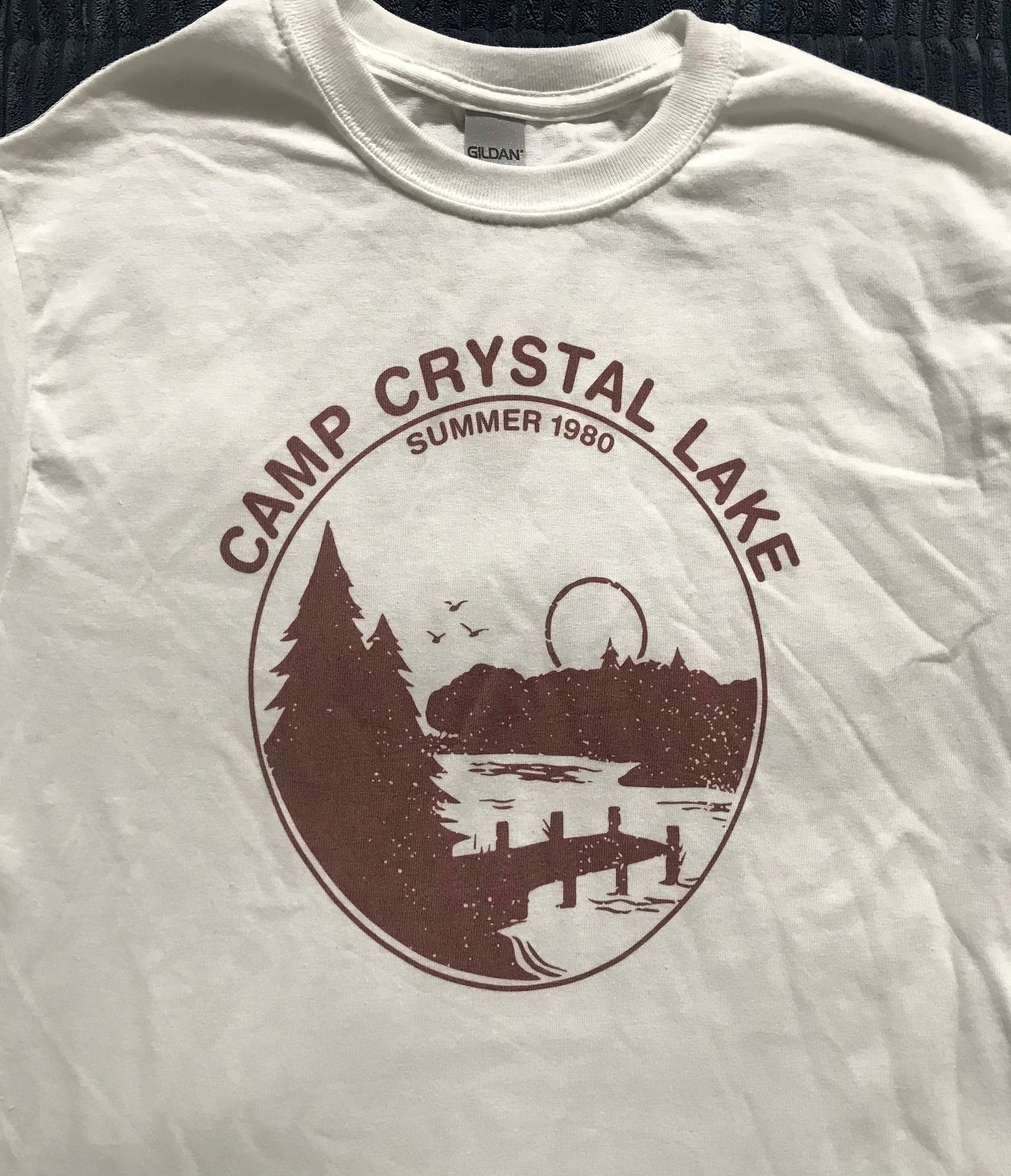 Camp Crystal Lake white t-shirt any size - Etsy 日本