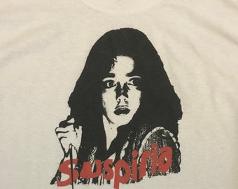 Suspiria horror retro white t-shirt any size