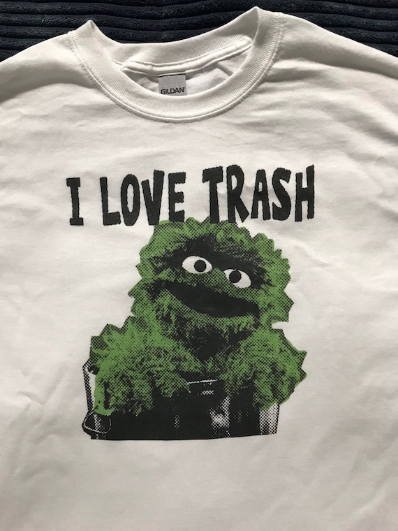 Sesame Street Oscar The Grouch I Love Trash T Shirt Sesame Street Oscar The Grouch I Love Trash T Shirt