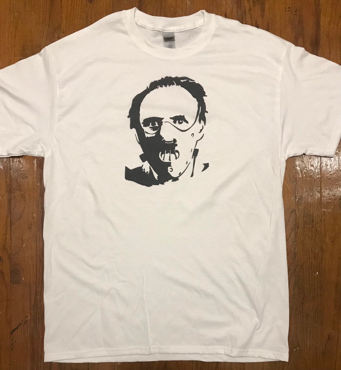Hannibal Lecter white t-shirt any size | Etsy