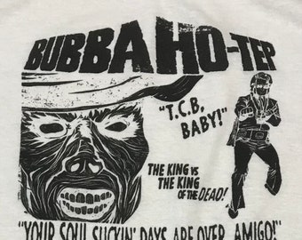 Bubba Ho-Tep horror funny Elvis mummy white t-shirt any size