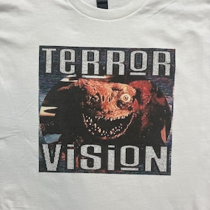 NEW! Terror Vision horror funny punk retro white t-shirt any size