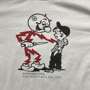 Electricity funny retro vintage T-shirt