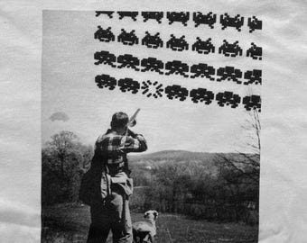 Space Invaders funny t-shirt