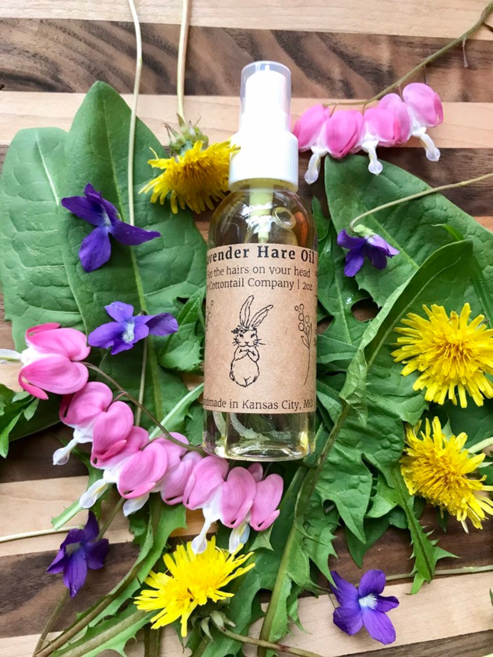 Hare Oil / Organic Hair Perfume / Natural Hair Oil / Frizz and Etsy