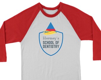 Hermey's School of Dentistry Baseball Shirt - Rudolph Dentist Gift