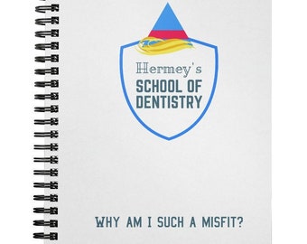 Hermey's School of Dentistry Spiral Notebook - Rudolph Christmas Gift