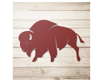 Buffalo Die-Cut Metal Sign: Bills Mafia, Sabres Decor