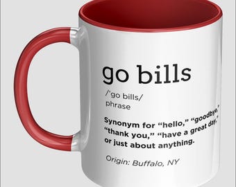 Go Bills Definition Coffee Mug - Buffalo Bills, Bills Mafia