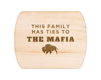 Bills Mafia Cutting Board, Funny Buffalo Bills Kitchen Decor