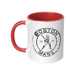 Boston Baseball Vintage Stamp Mug - 11oz & 15oz