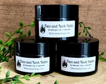 Face and Neck Butter: Organic Shea, Apricot & Jojoba Oils