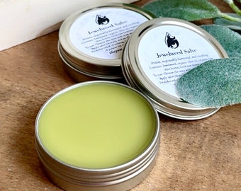 Jewelweed Salve ~Herbal Salve ~Rash Salve ~Botanical Salve ~Potent Steeped and Infused Organic Olive Oil ~Wildcrafted Jewelweed Salve