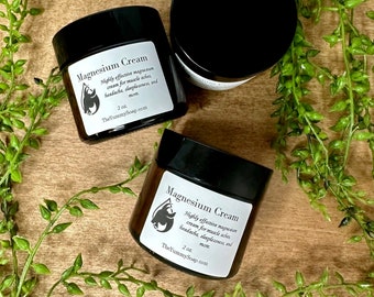 Crema de magnesio natural: Alivio para dolores musculares, insomnio y dolor de cabeza.