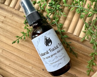 Witch Hazel Facial Toner: Tea Tree Oil, Acne Prone Skin