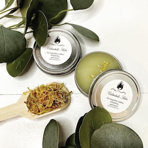 Calendula Salve ~Herbal Salve ~Bug Bite Salve ~Rash Salve ~Botanical Salve ~Baby Salve ~Tattoo Care ~Tattoo Salve ~Diaper Salve
