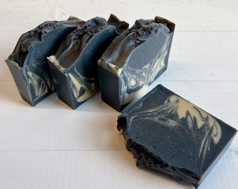 Sweet Haitian Princess Natural Goat Milk Soap: Peppermint Soap, Activated Charcoal Soap