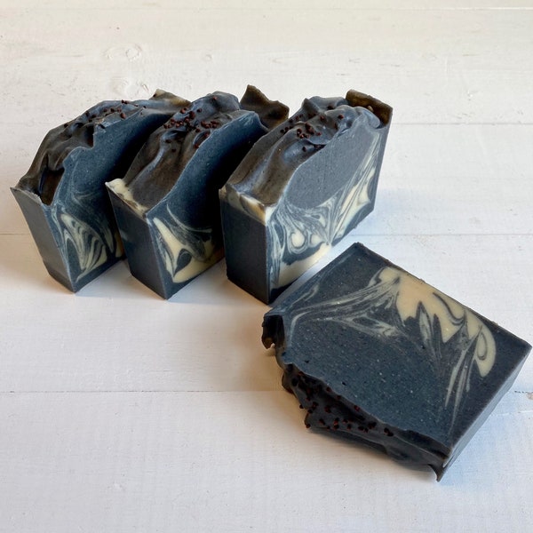 Sweet Haitian Princess ~Goat Milk Soap~ Natural Soap ~Charcoal Soap ~Peppermint Soap ~Refreshing Soap ~Activated Charcoal Soap