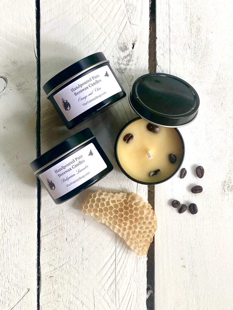 Beeswax Candle Air Cleansing Candles Natural Candles Air Etsy