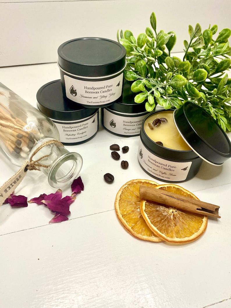 Beeswax Candle, Natural Healthy Candles, Air Purifying Candles, Pure Beeswax, Hygge Home, Natural Beeswax Candles, Hemp Wick, Wood Wick