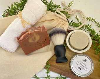 Old Fashioned Shaving Gift Set- Men's Gift Set ~Shaving Soap ~Skincare for Him